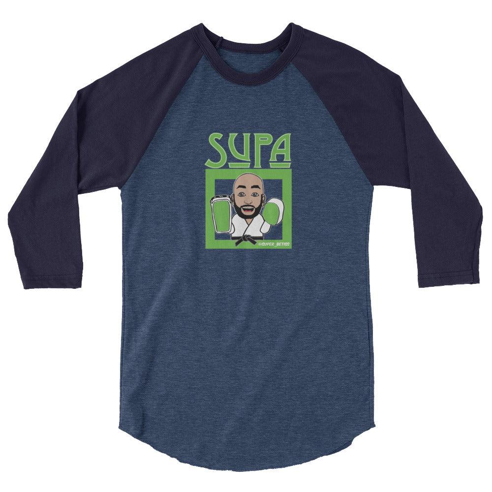 Supa 3/4 sleeve raglan shirt