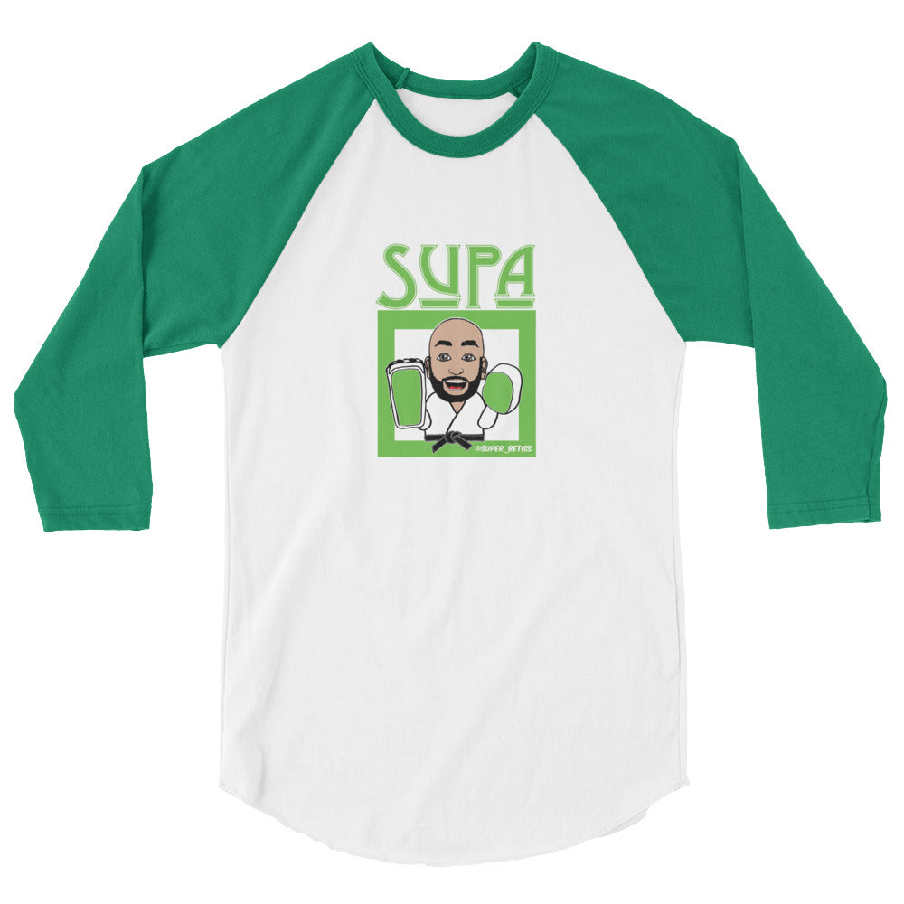 Supa 3/4 sleeve raglan shirt