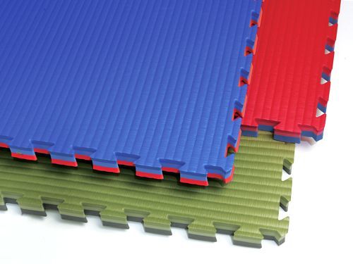 Reversible Interlocking Puzzle Gym Mats, 2"