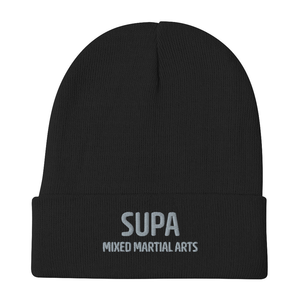 SUPA BLACK Embroidered Beanie