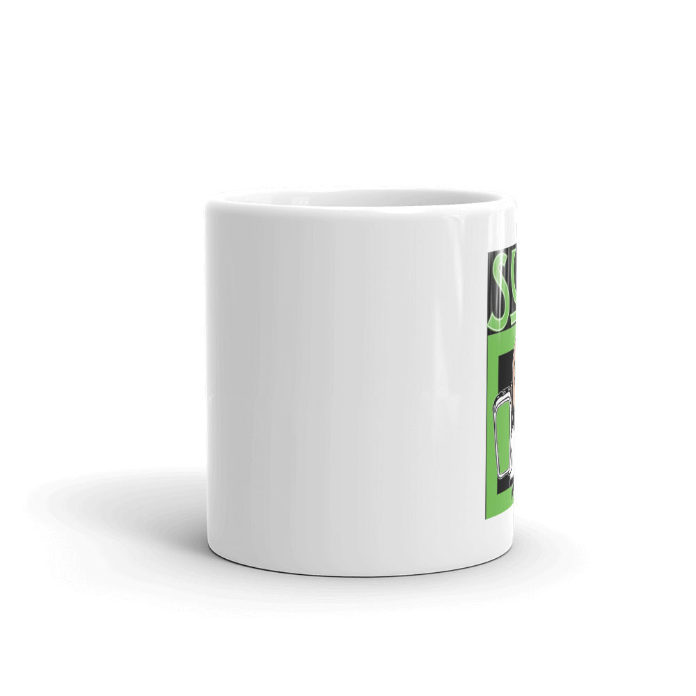 Supa White glossy mug