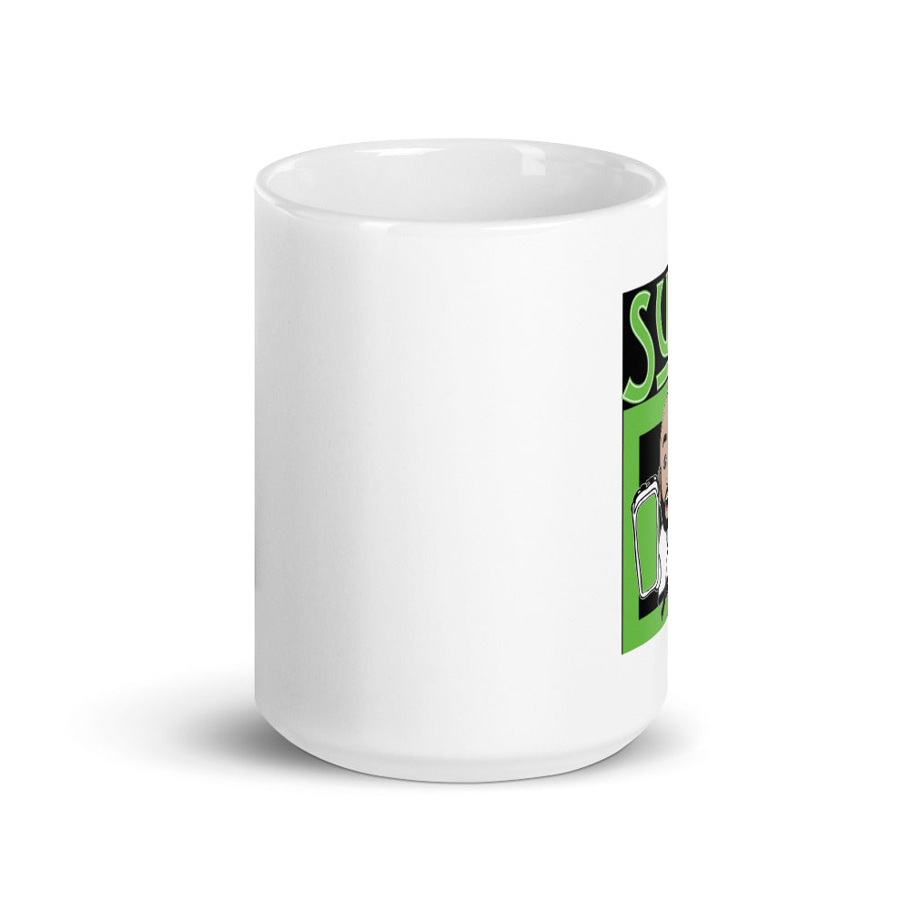 Supa White glossy mug