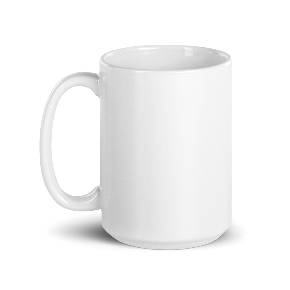 Supa White glossy mug